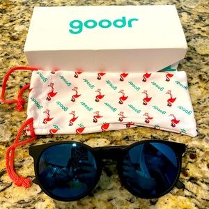 Brand new Goodr glasses.  Round frame.
